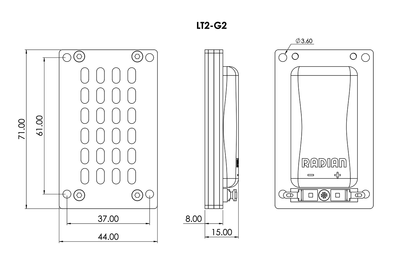 LT2.2 HF Planar Ribbon Transducer