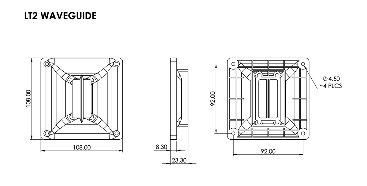 LT2.2-WG HF Waveguide