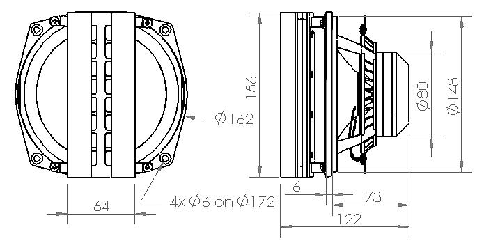 6CRN38LT6 - Line Array Driver - Radian Audio