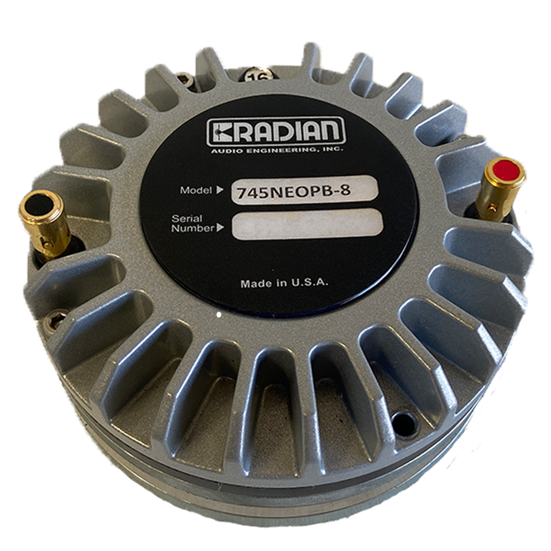 745NEO - 3″ Diaphragm, 1.4″ Exit - Radian Audio 745NEO - 3″ Diaphragm, 1.4″ Exit - Radian Audio
