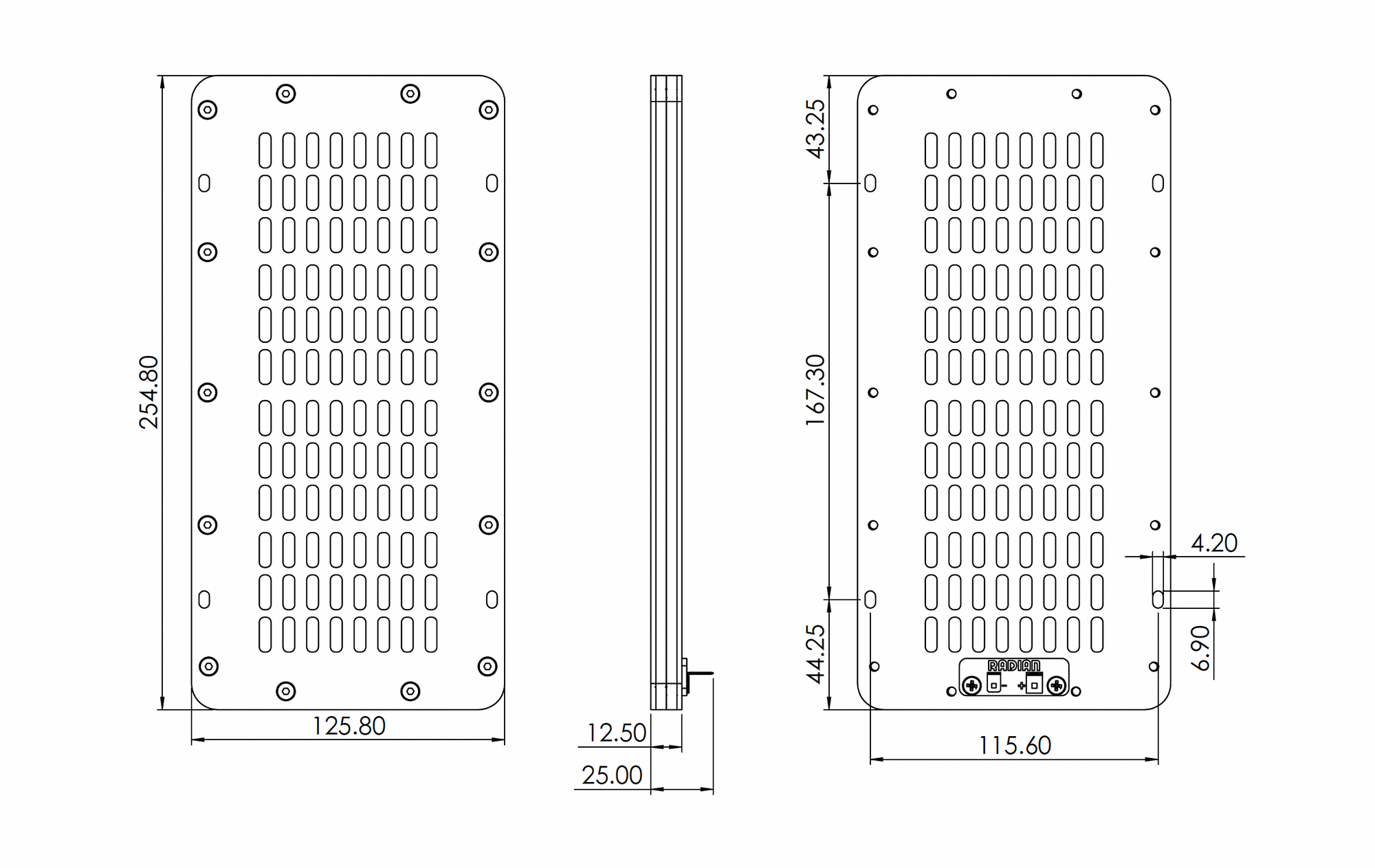 LM10N - Wide Band Planar Ribbon Transducer